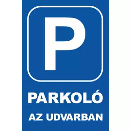 parkoló tábla