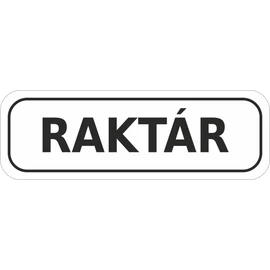 Raktár matrica - munkahelyi feliratok