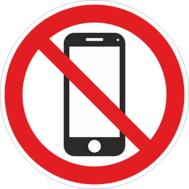 mobiltelefon használata tilos