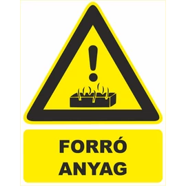 forró felület piktogram