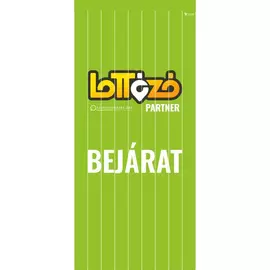 lottózó bejárat - szalagfüggöny ajtóra