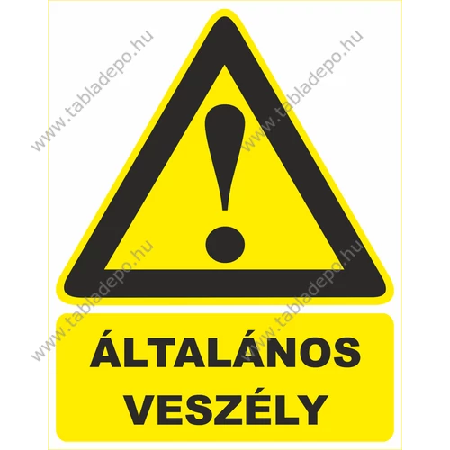 veszélyt jelző táblák